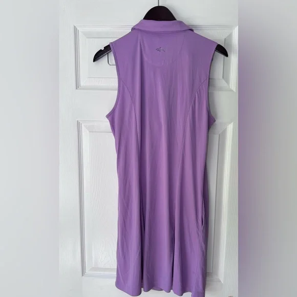Greg Norman Sleeveless Golf Dress Purple Size Large NWT Women’s Golfwear - Picture 8 of 13